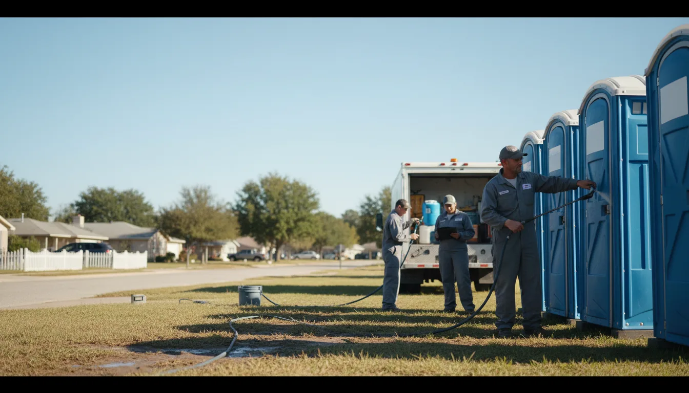 Long-Term Portable Toilet Rental in Terral, OK near me